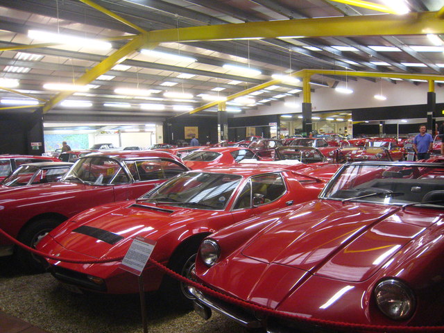 The Haynes International Motor Museum Red Room, Sparkford, on the A303