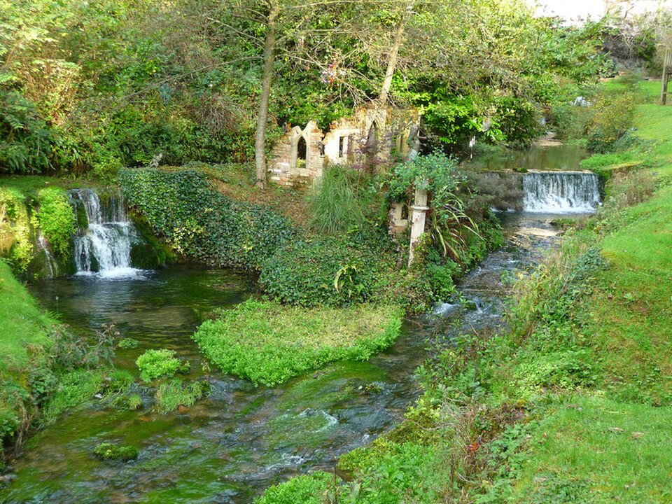 Wookey Hole cave exterior, Somerset